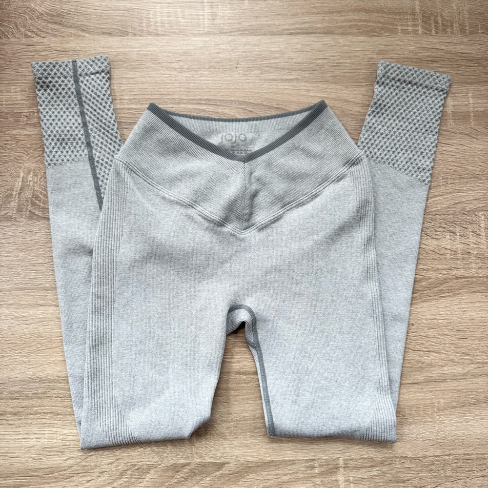 Joja Level Up V-Waist 7/8 Leggings Gray XS